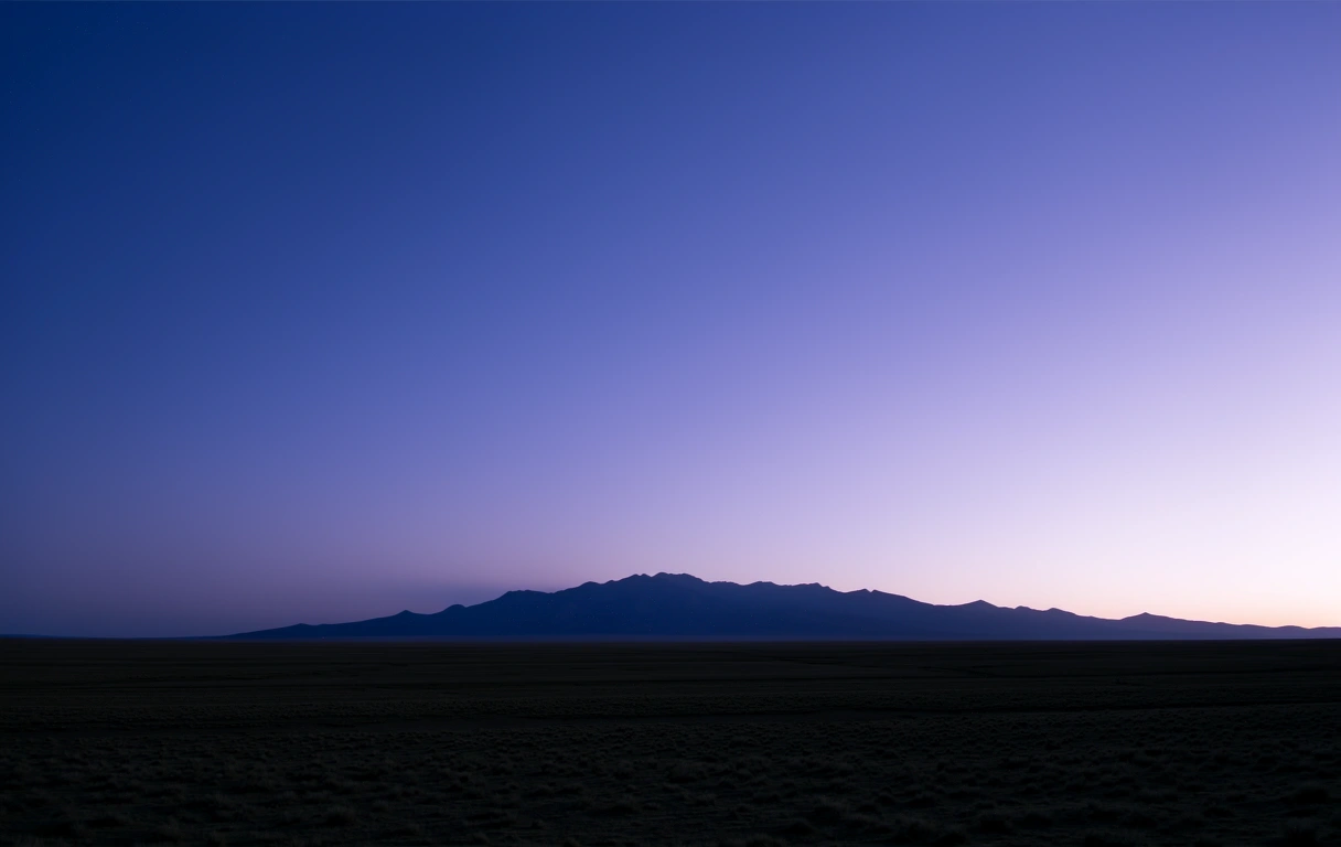 Paisaje de crepúsculo mexicano